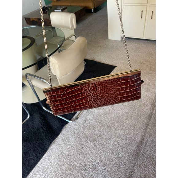 NWT Chocolat Blu Brown Purse with Strap One Size - Picture 5 of 5